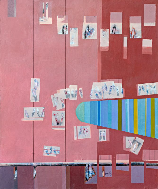 Tóth Ferencz (1947 - 2021) - Húzom a csíkot (VI.), 2015.