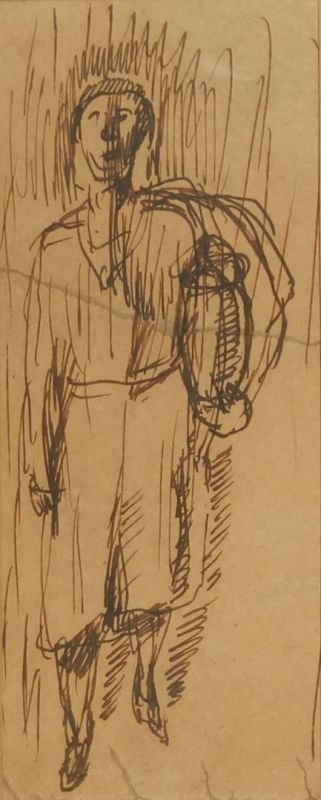 Egry József (1883 - 1951) - Asszony korsóval
