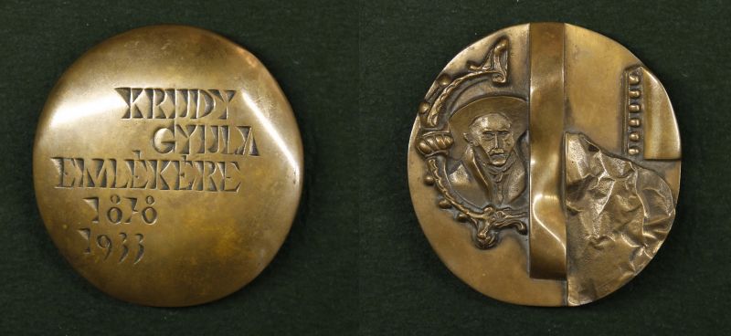 Kiss Nagy András (1930 - 1997) - Krúdy Gyula emlékérem, 1978 körül