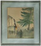 Csebi Pogány István (1908 - 1979) - Gyergyói ősz, 1941